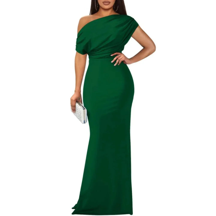NOEMIA™ – Elegant Bodycon Maxi Party Dress - MABEL LONDON