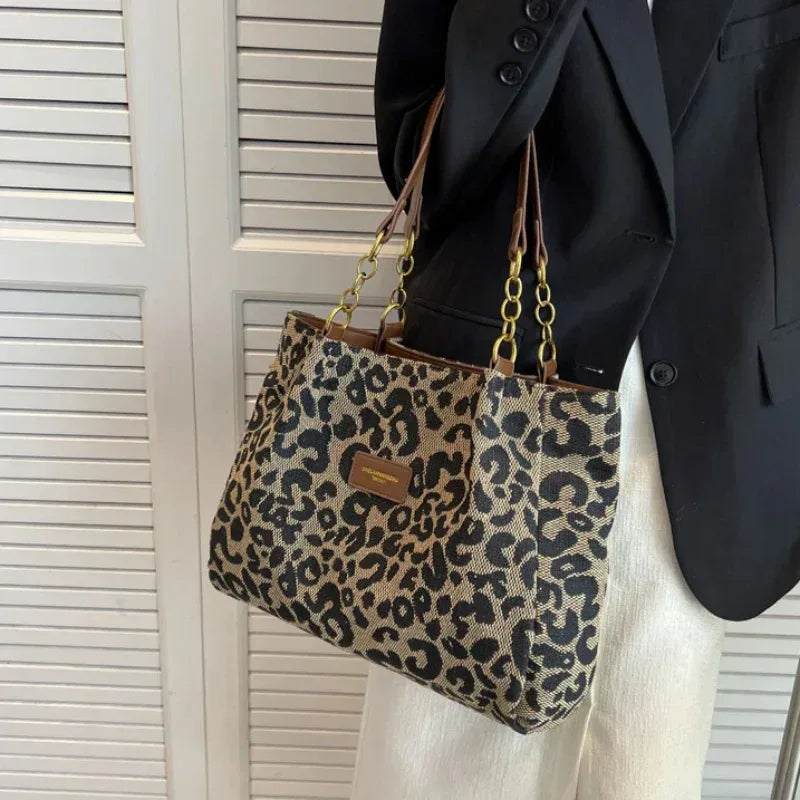Tavira | Leopard Charm Tote - MABEL LONDON