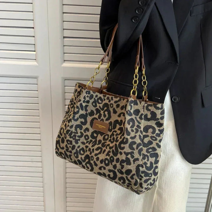 Tavira | Leopard Charm Tote - MABEL LONDON