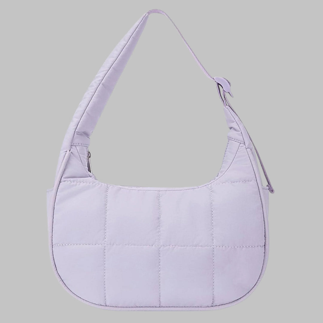 ZARIAH™ - Chic Mini Puffer Crescent Shoulder Bag - MABEL LONDON