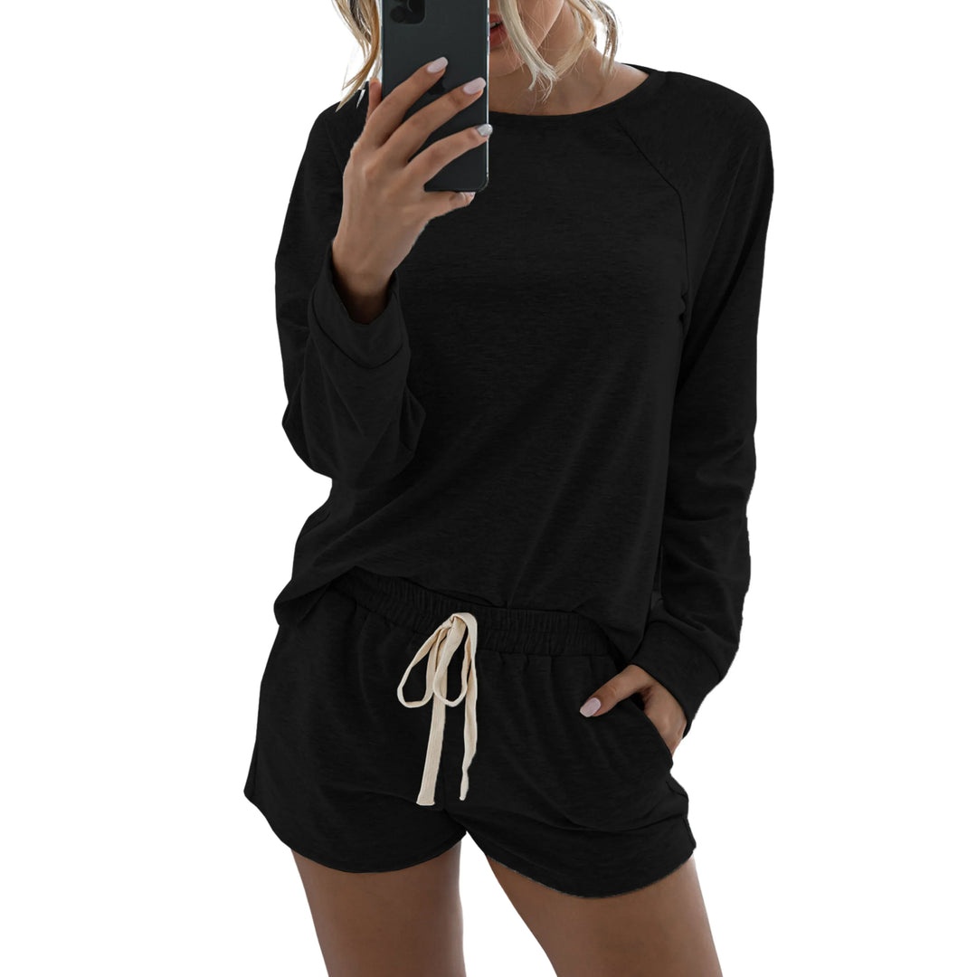 LORELEI™ - Relaxed Casual Long Sleeve Lounge Set - MABEL LONDON