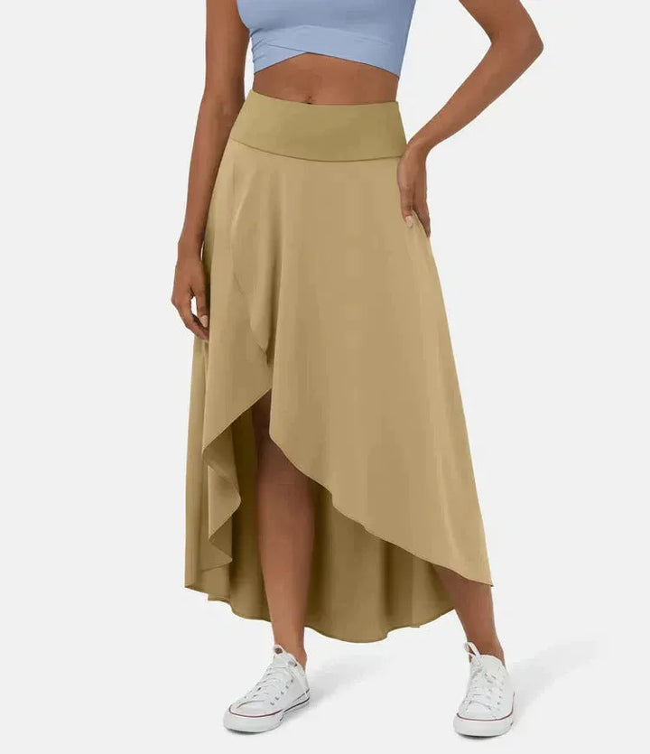 AMELIE™ - Elegant Asymmetric Midi Skirt - MABEL LONDON
