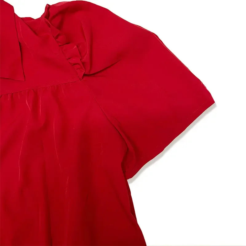 AMARIS™ - Sophisticated Button-Up Vintage Blouse - MABEL LONDON