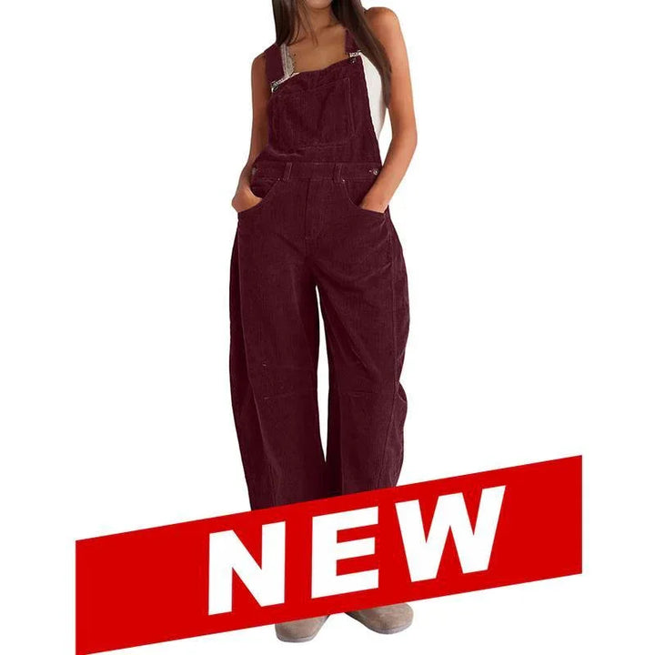ISABELLE™ - Stylish Overalls with Barrel Leg & Adjustable Fit - MABEL LONDON
