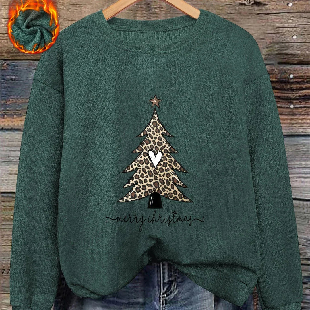 Luna – Fluffy Heart-Button Knit Sweater - MABEL LONDON