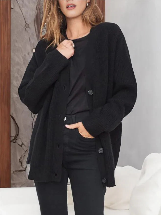 LOREN™ - Chic Cocoon Cardigan - MABEL LONDON