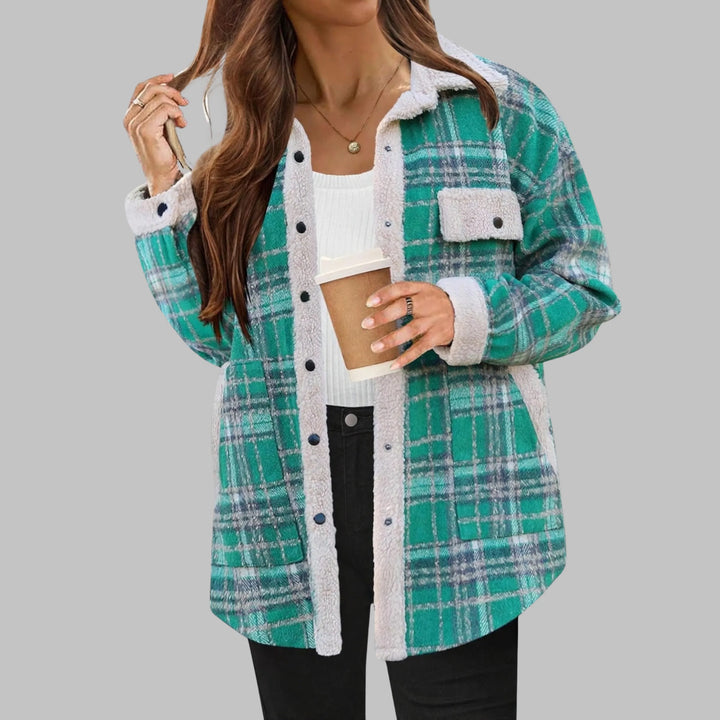 ZENY™ - Classic Long Sleeve Button Down Jacket - MABEL LONDON