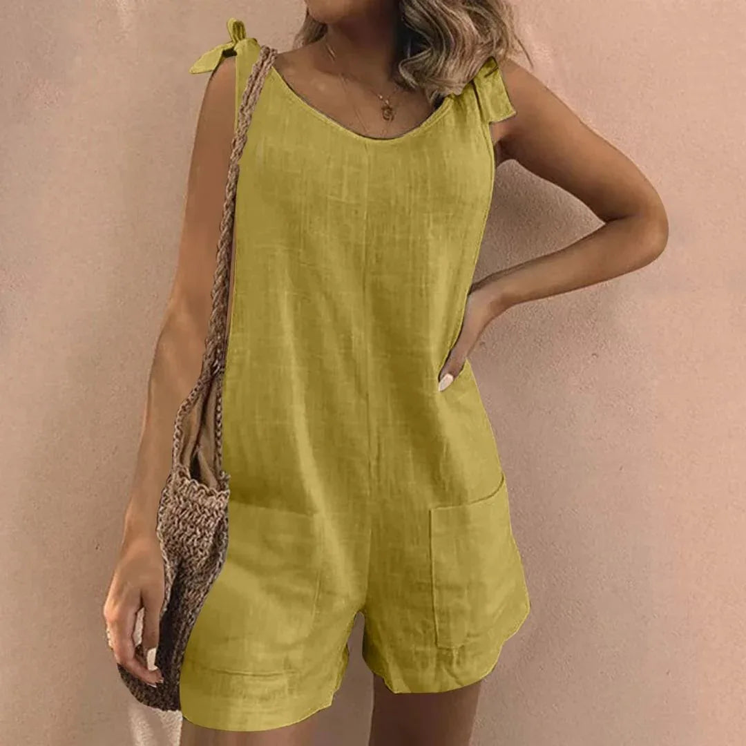 LILA™ – Casual One Piece Sleeveless Playsuit - MABEL LONDON