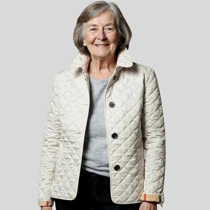 Hailey | Casual Quilted Jacket with Turned-Down Collar - MABEL LONDON