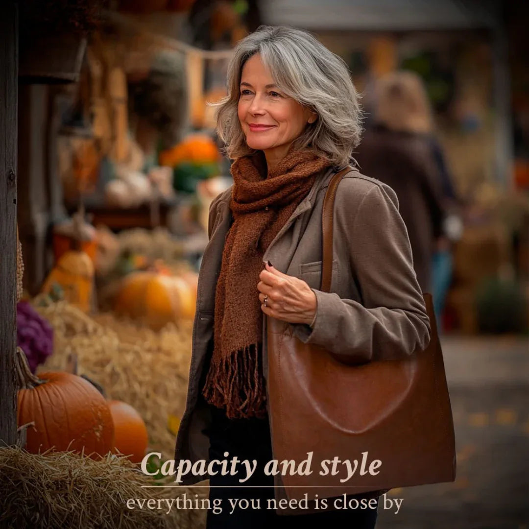 Lorena’s Modern Chic | Stylish Leather Bag - MABEL LONDON