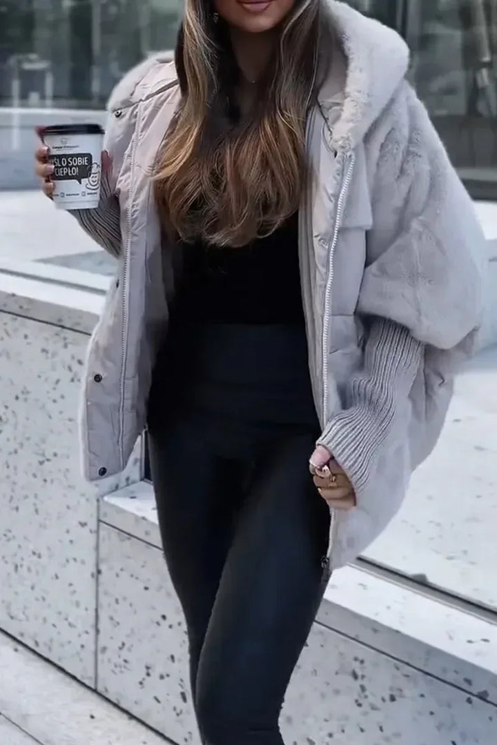 MARISA™ - Plush Comfort Hooded Jacket - MABEL LONDON