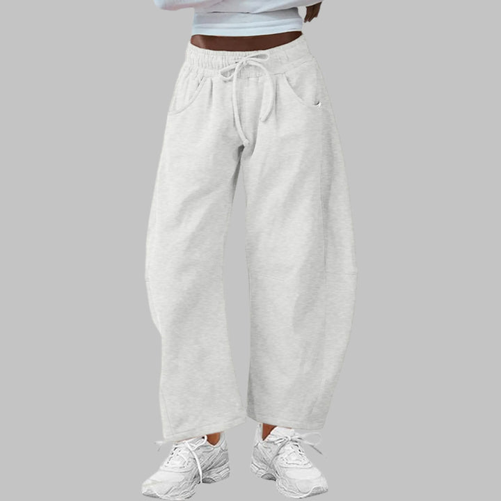 DIGMA™ - Casual Drawstring Barrel Leg Sweat Pants - MABEL LONDON
