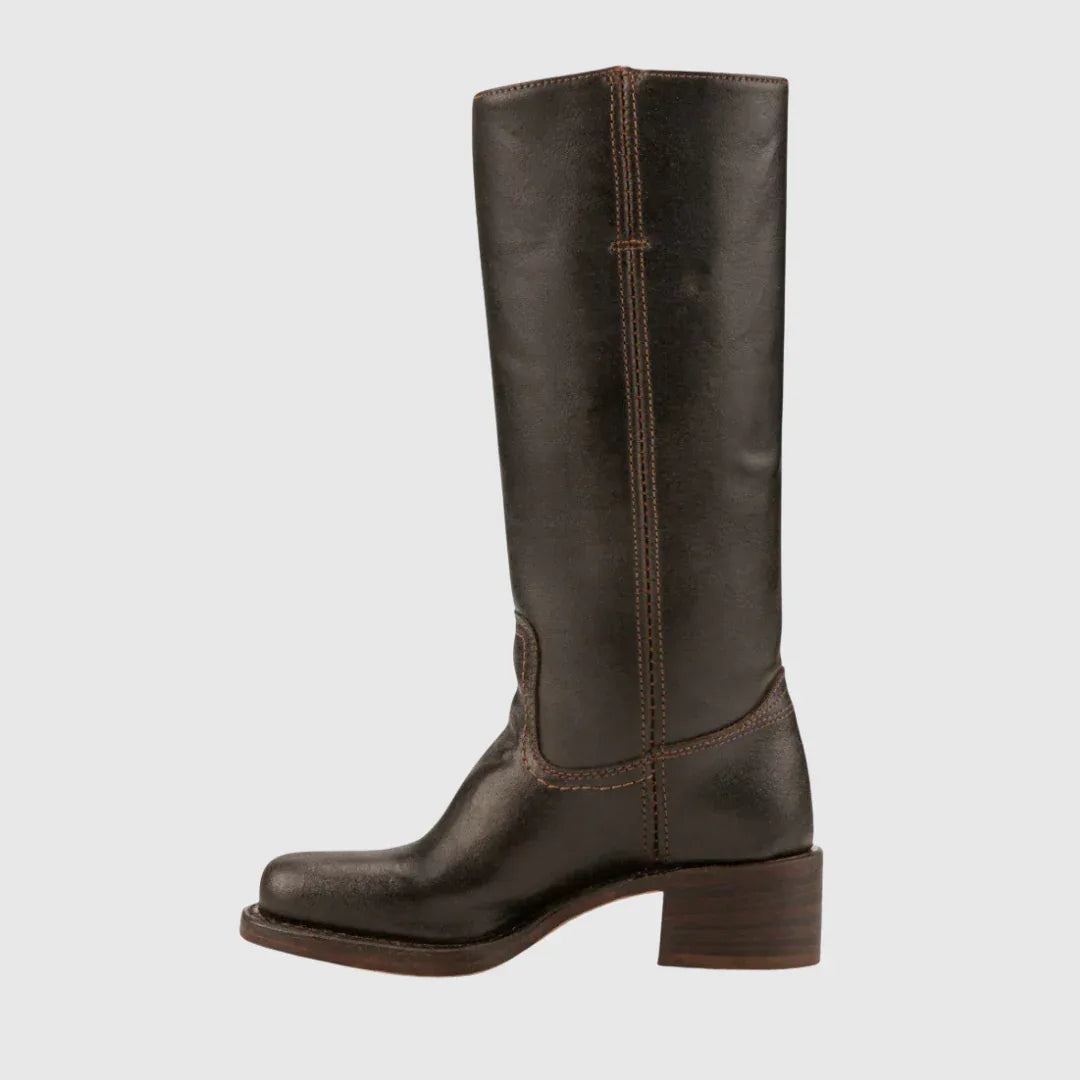 LERELIA | LEATHER KNEE-HIGH BOOTS - MABEL LONDON