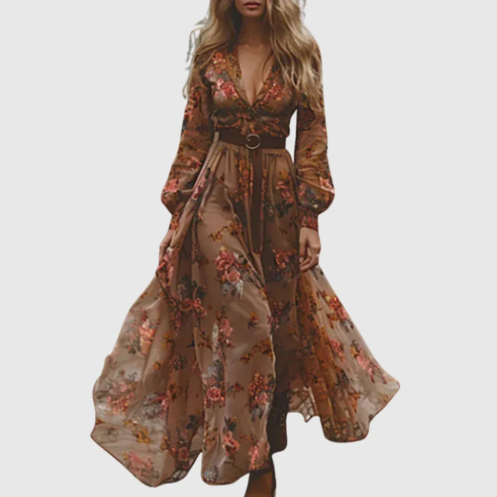 Alina Soleil | Romantic Boho Maxi Dress - MABEL LONDON