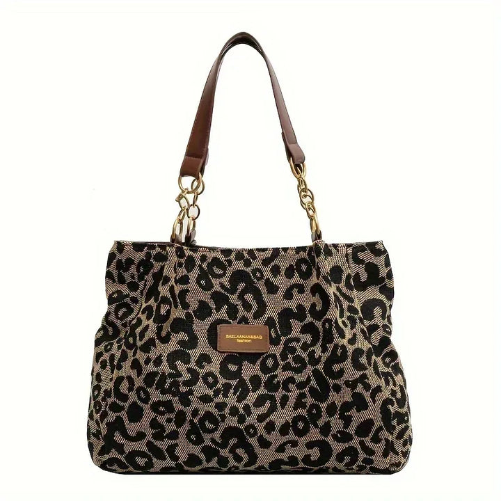 Tavira | Leopard Charm Tote - MABEL LONDON