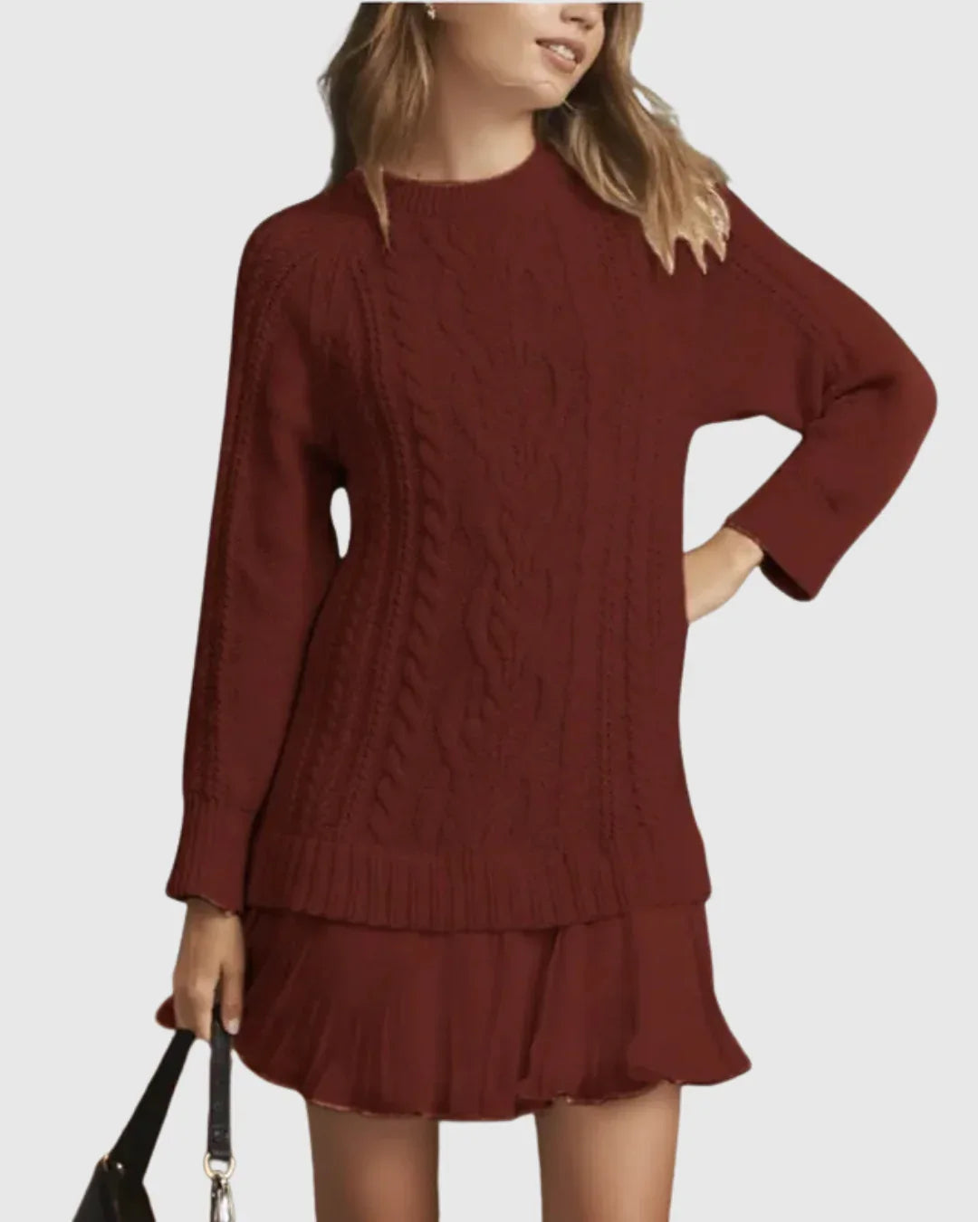 Eira | Classic Sweater Dress - MABEL LONDON