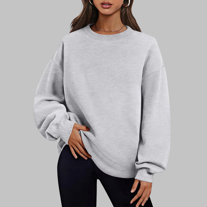 MEDGI™ - Casual Oversized Crewneck Long Sleeve Sweater - MABEL LONDON