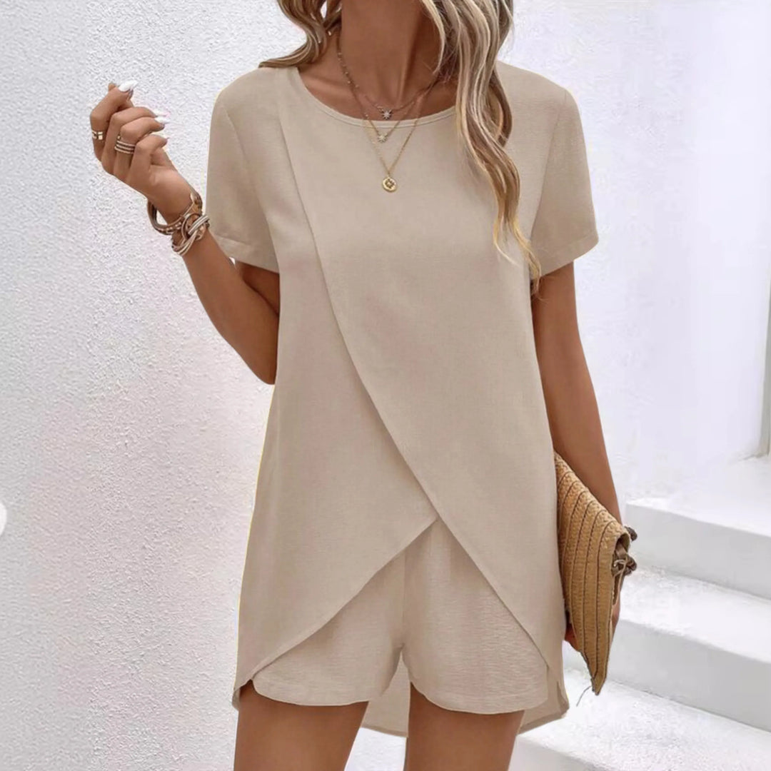 AMALIA™ – Elegant Summer Co-ord Lounge Set - MABEL LONDON