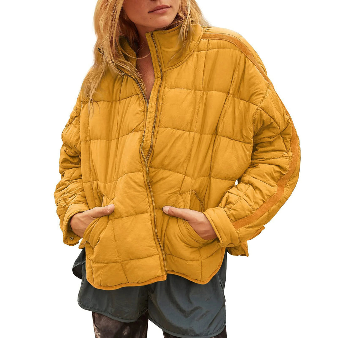 APRIL™ – Lightweight Compact Zip Puffer Jacket - MABEL LONDON