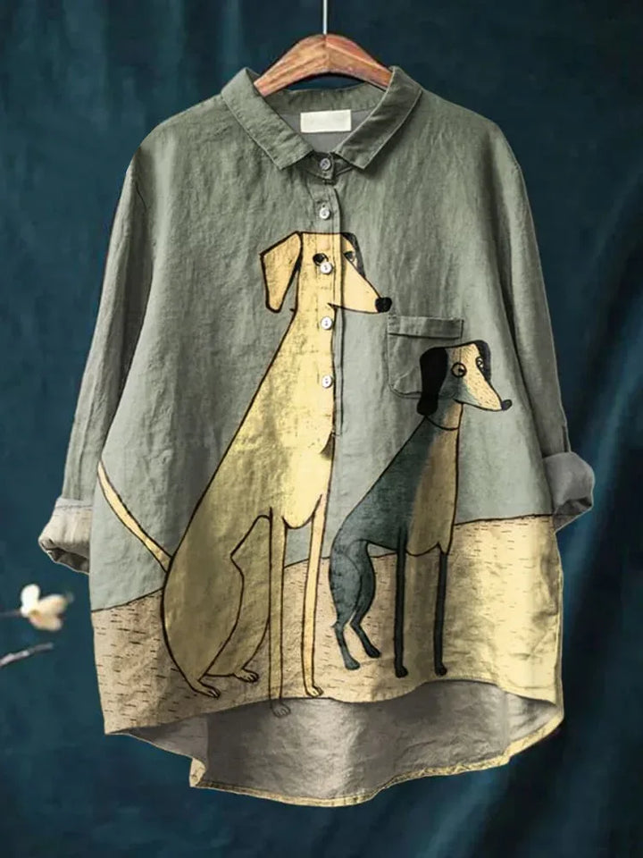 MIKHA™ - Dog Art Shirt - MABEL LONDON