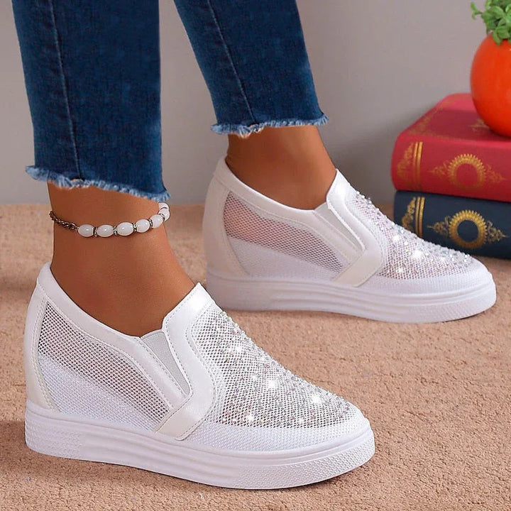 SABRINA™ - Modern Sparkle Sneakers - MABEL LONDON