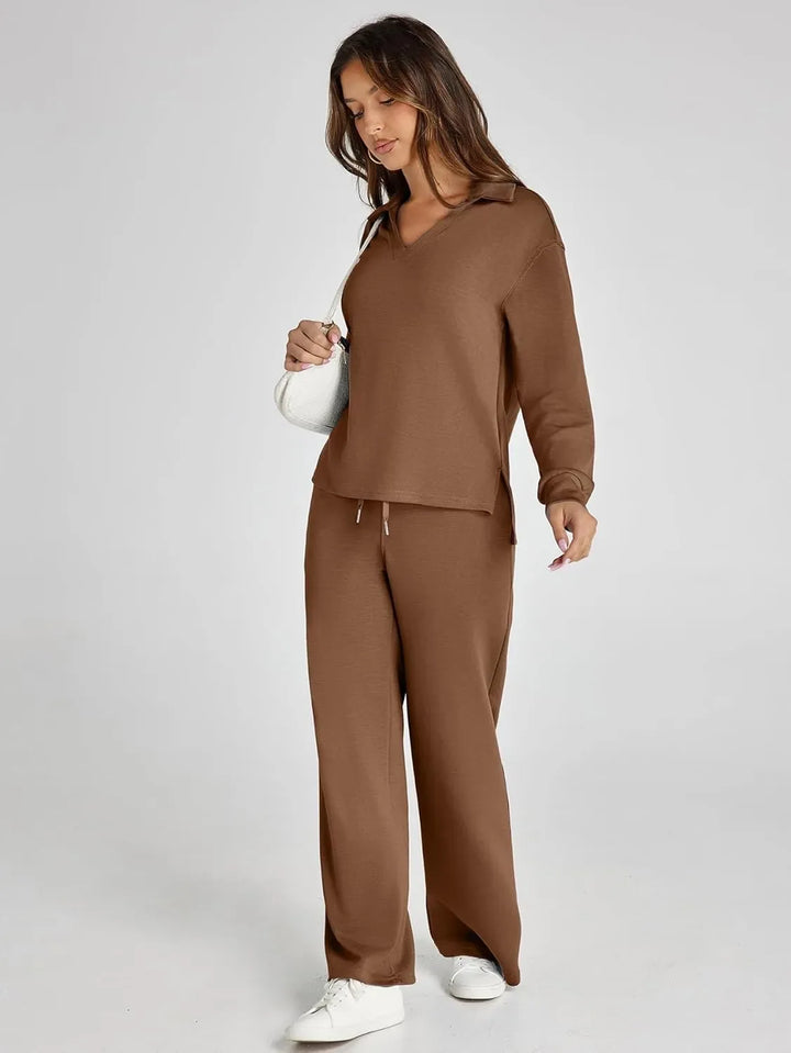 RENÉE™ - Cozy Minimalist Two-Piece Set - MABEL LONDON