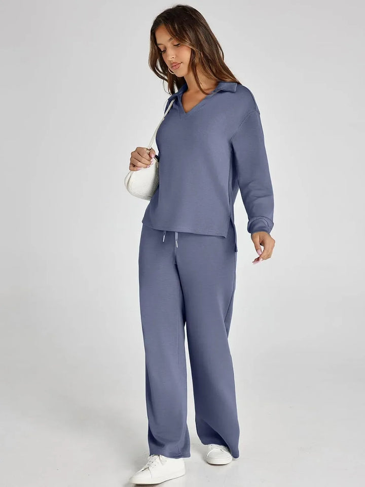 RENÉE™ - Cozy Minimalist Two-Piece Set - MABEL LONDON