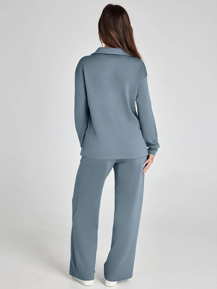 RENÉE™ - Cozy Minimalist Two-Piece Set - MABEL LONDON
