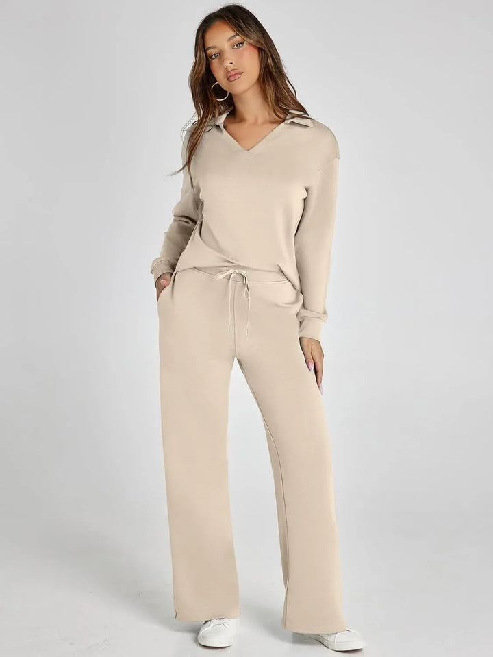 RENÉE™ - Cozy Minimalist Two-Piece Set - MABEL LONDON