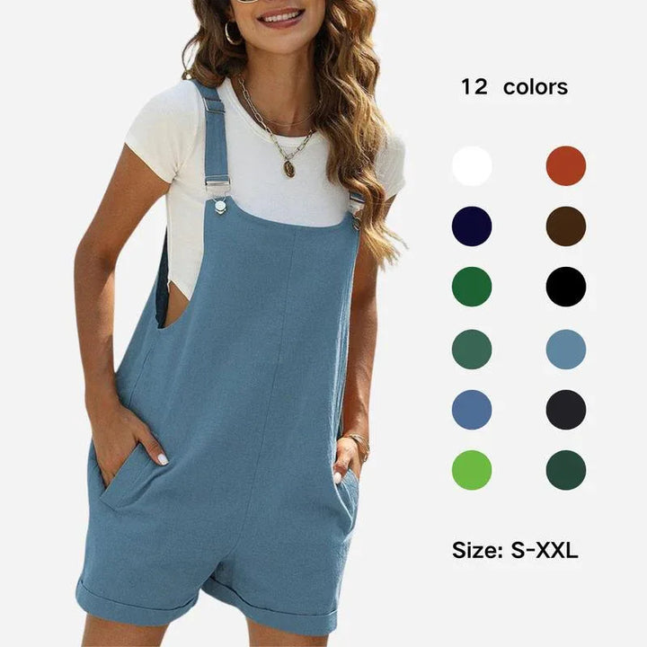 KAIA™ – Casual Minimalist Summer Short Jumpsuit - MABEL LONDON