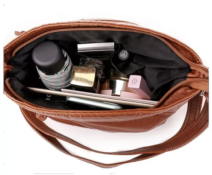 Celine | Leather Shoulder Bag - MABEL LONDON