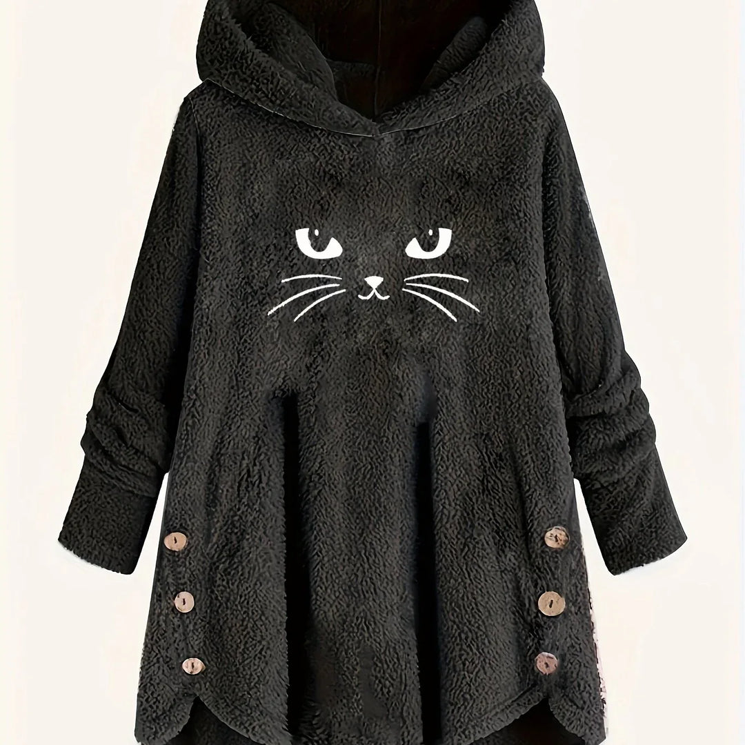 Kira – Cozy Cat Hoodie - MABEL LONDON