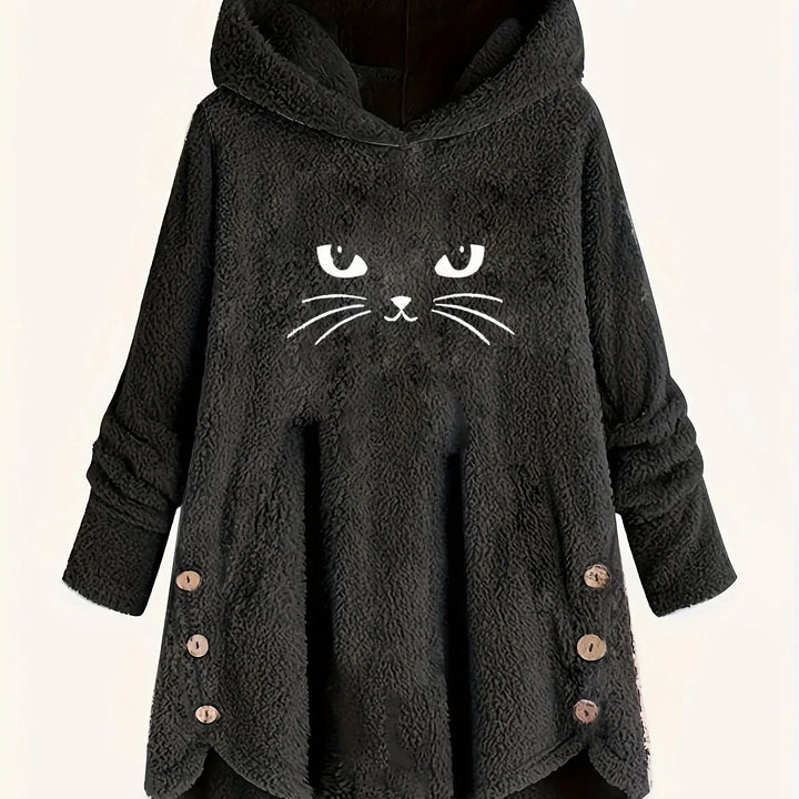 Kira – Cozy Cat Hoodie - MABEL LONDON