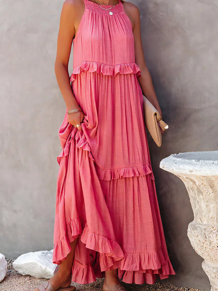 CHERRY™ - Flow & Flutter Maxi Dress - MABEL LONDON