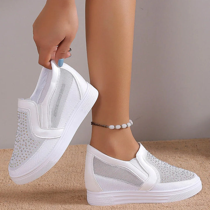 SABRINA™ - Modern Sparkle Sneakers - MABEL LONDON