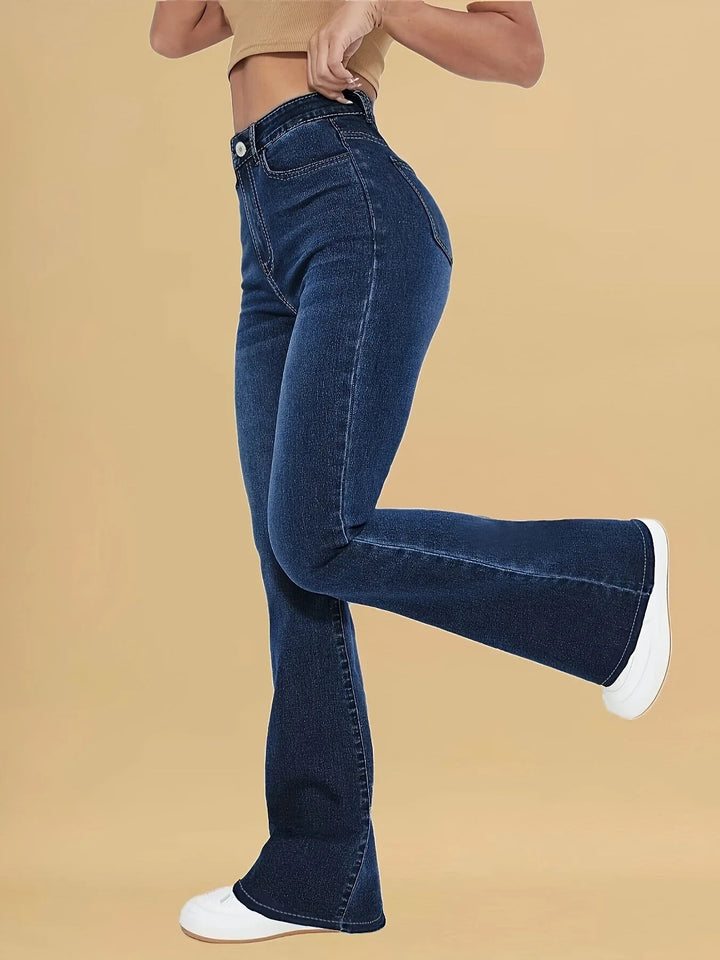 INÈS™ - Modern Chic Flare Jeans - MABEL LONDON