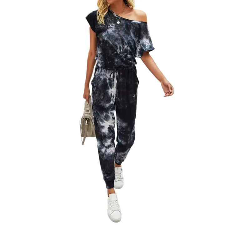 ADELFA™ – Effortless Off-Shoulder Summer Lounge Romper - MABEL LONDON