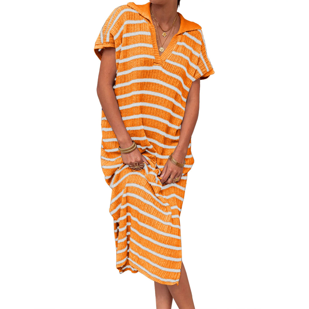 ODESSA™ - Summer Graceful Slit Loose Maxi Dress - MABEL LONDON