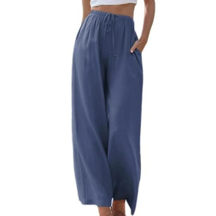 MARIANNE™ – Casual Summer Wide Leg Trousers - MABEL LONDON