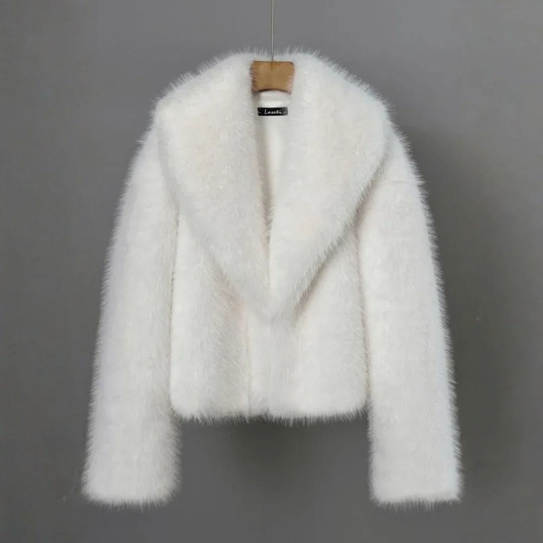 CELESTIA™ - Chic Faux Loose Fit Winter High-End Coat - MABEL LONDON