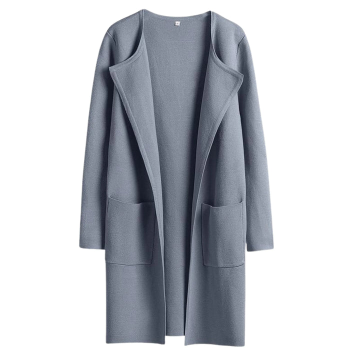 VALENCIA™ - Casual Open Front Long Sleeve Jacket - MABEL LONDON