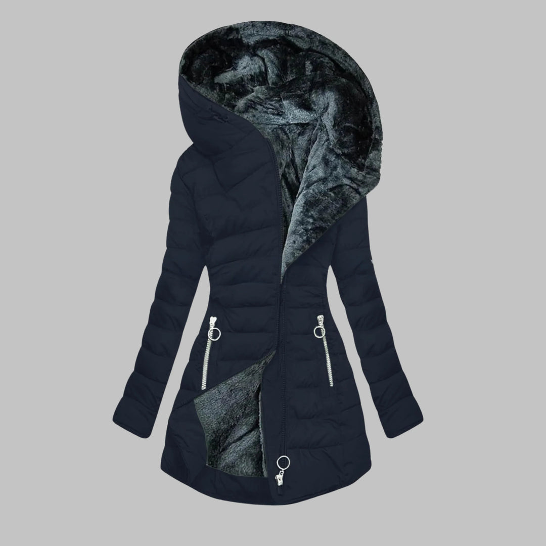 YENGE™ - Casual Slim Fit Hooded Long Sleeve Jacket - MABEL LONDON