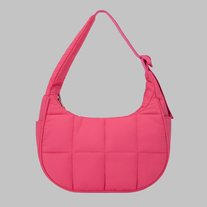 ZARIAH™ - Chic Mini Puffer Crescent Shoulder Bag - MABEL LONDON