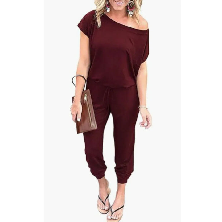 ALBERTA™ – Casual One-Piece Summer Lounge Jumpsuit - MABEL LONDON