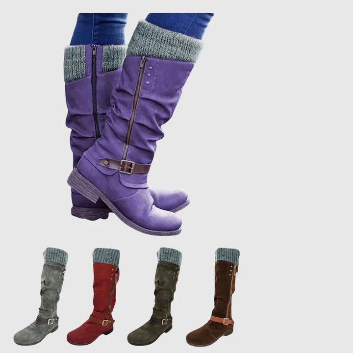 Thessara | Orthopedic Leather Boots - MABEL LONDON