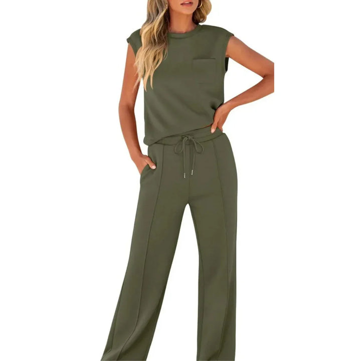 KAIYA™ – Casual Summer Soft Lounge Co-Ord - MABEL LONDON