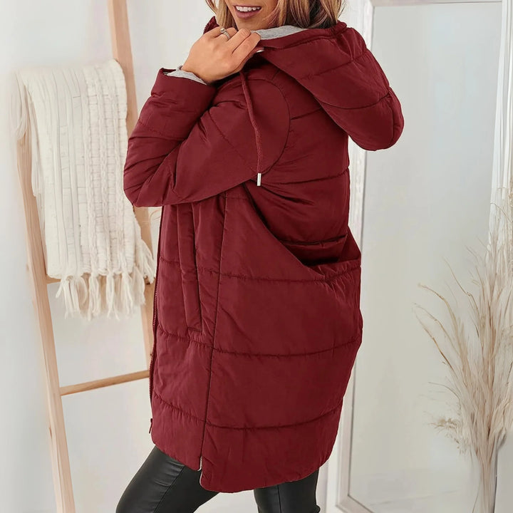 YILA™ - Casual Hooded Puffer Down Jacket - MABEL LONDON