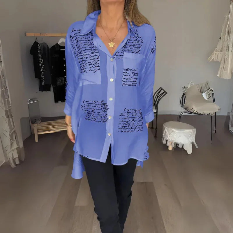 Azmira | Stylish Button-Up Shirt - MABEL LONDON
