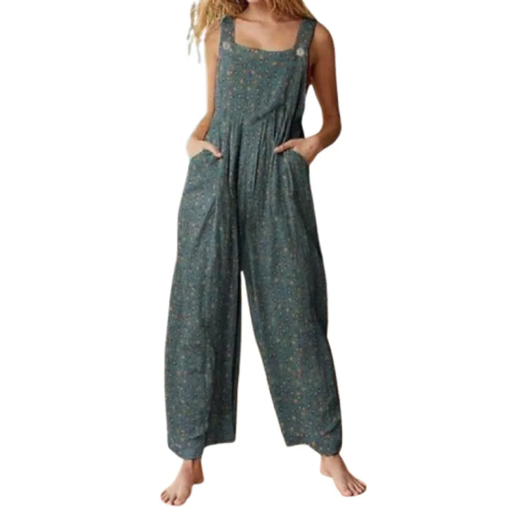 MAELANI™ – Relaxed Casual Dual Pocket Overall Jumpsuit - MABEL LONDON
