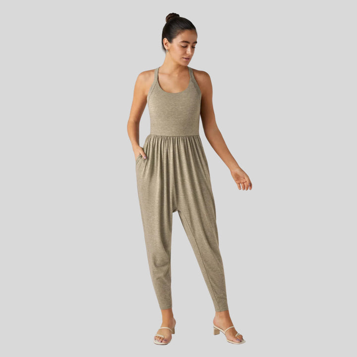 DAYEA™ – Comfy Backless U-Neck Lounge Jumpsuit - MABEL LONDON